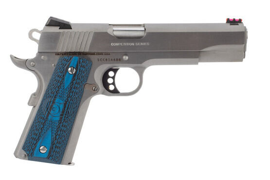 Colt Competition Series 70 9mm Pistol in .45 ACP with stainless finish